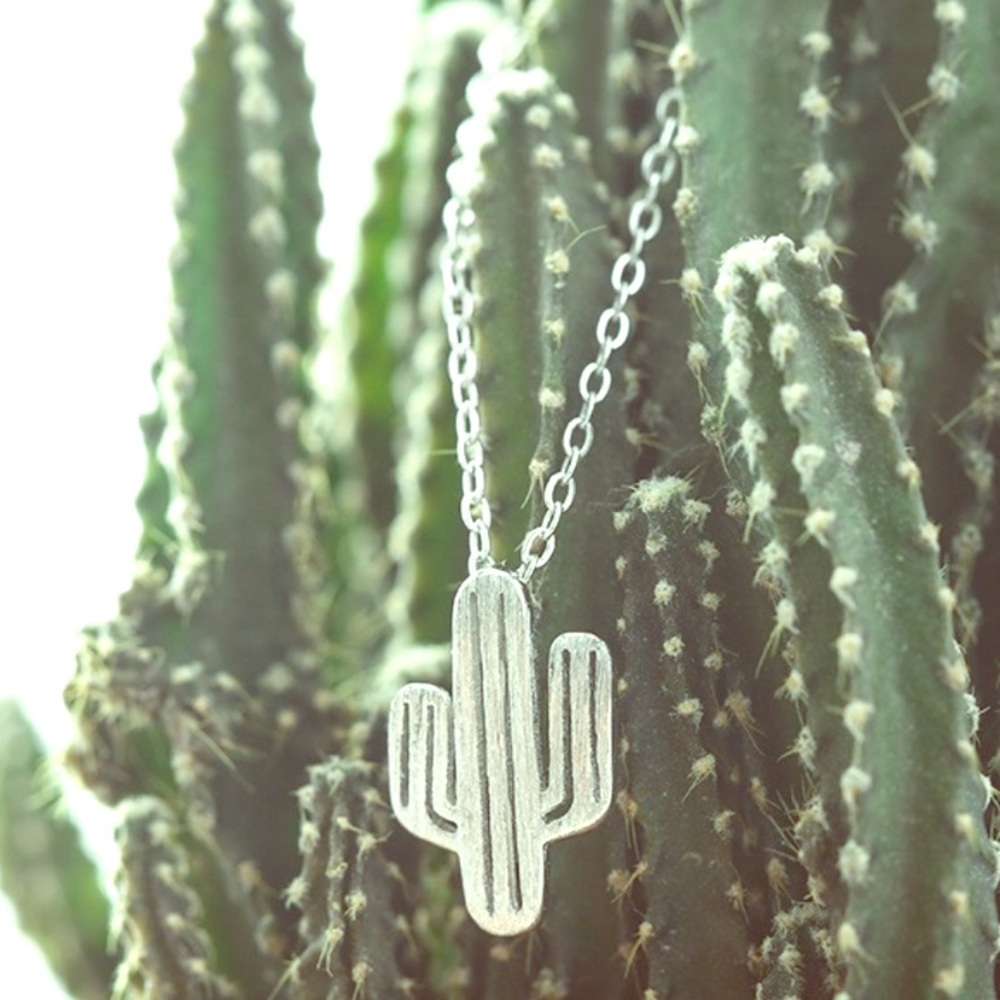 Cactus Plant Necklace